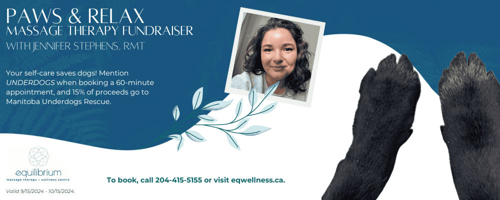 Paws + Relax Massage Therapy Fundraiser